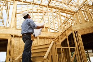 Man at construction site